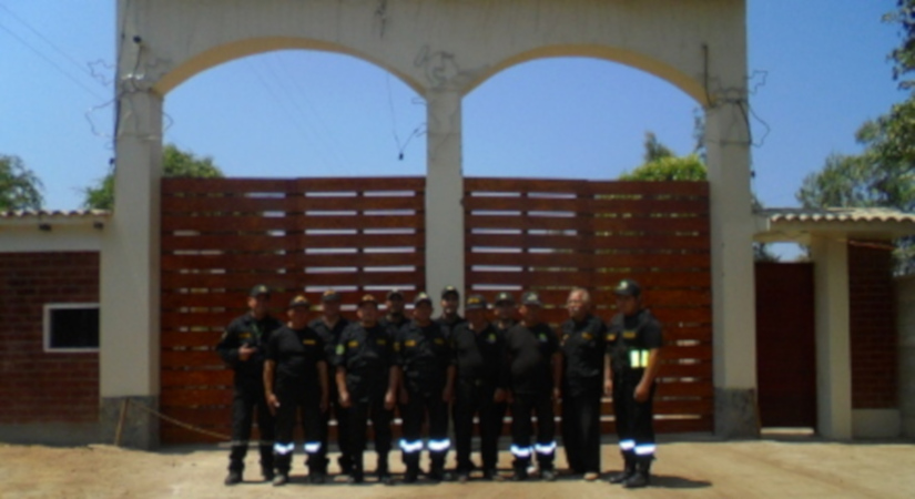 Entrada a los terrenos de la cooperativa